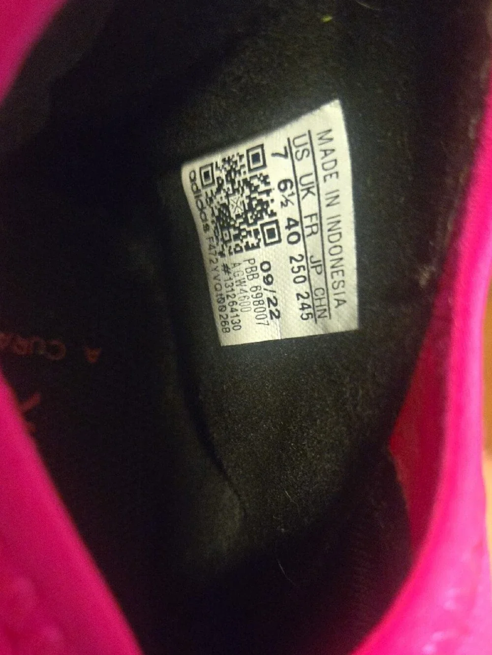 adidas Women's Black & Pink Soccer Cleats